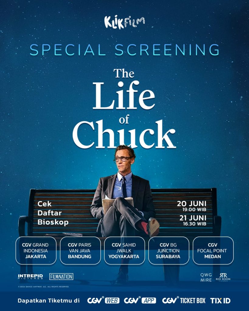 KlikFilm, sebagai mitra eksklusif pemutaran film ini di Indonesia, menghadirkan Special Screening yang akan digelar selama dua hari, yakni pada 20 dan 21 Juni 2025, di jaringan bioskop CGV