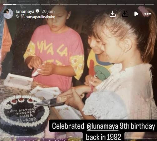Luna Maya kecil (Instagram/lunamaya)