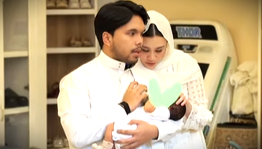 Thariq Halilintar dan Aaliyah Massaid gelar akikah anak pertama, Baby Arash