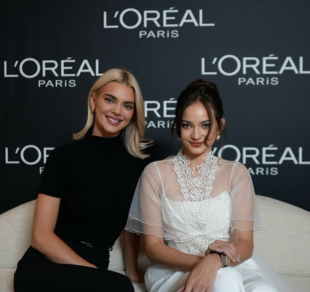 Enzy Storia berfoto bersama Kendall Jenner, bukti kariernya sudah sangat cemerlang karena bisa bersanding dengan pesohor dunia