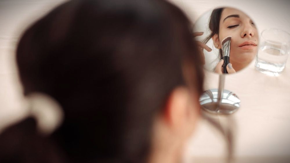 Ilustrasi rutinitas skincare