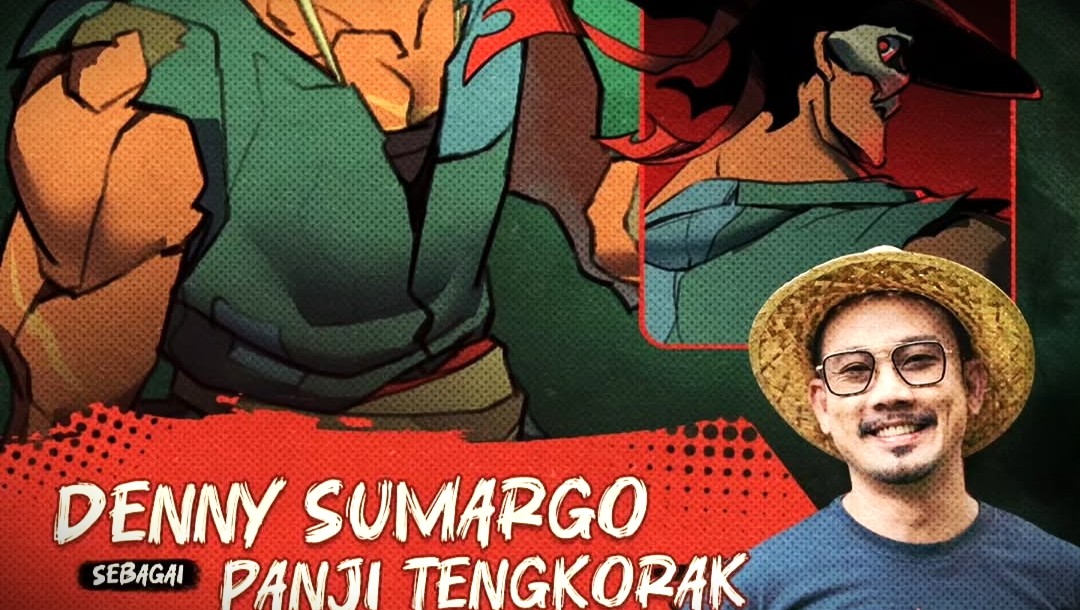 Denny Sumargo sebagai pengisi suara Panji Tengkorak