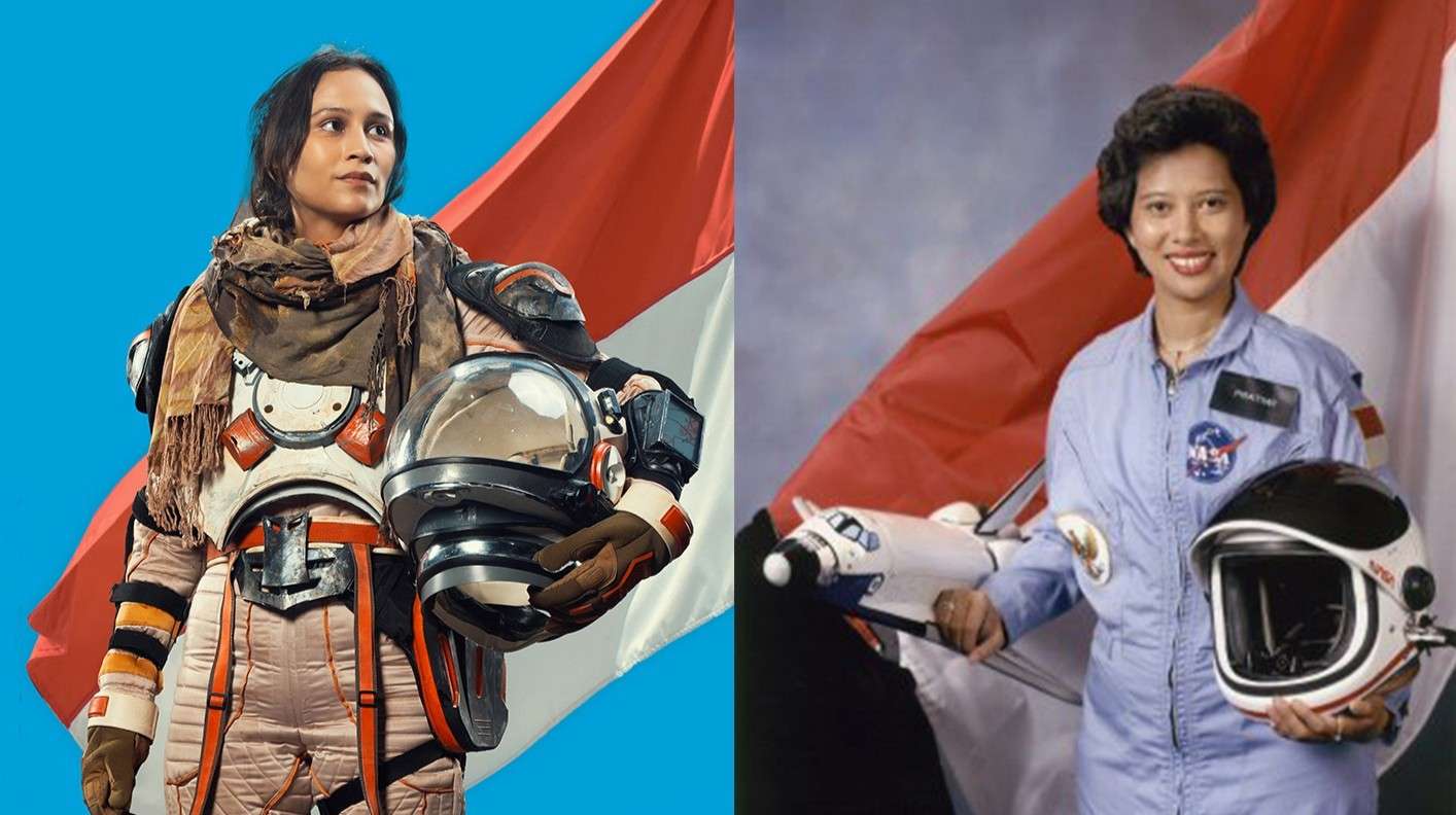 Film anak terbaru Pelangi di Mars terinspirasi dari sosok Pratiwi Sudarmono, astronot perempuan pertama Indonesia