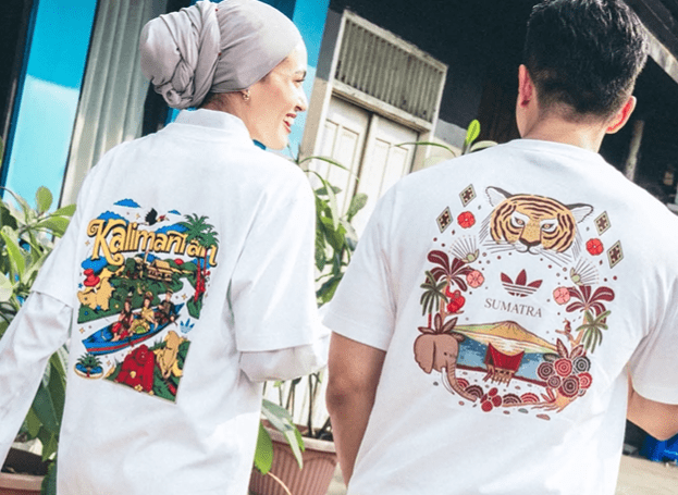 Seniman Kathrin Honesta, misalnya, menghadirkan visual khas Sumatra melalui ilustrasi fauna langka seperti harimau, gajah, orangutan, dan burung rangkong badak.