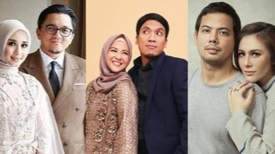 Kolase foto beberapa artis yang bercerai