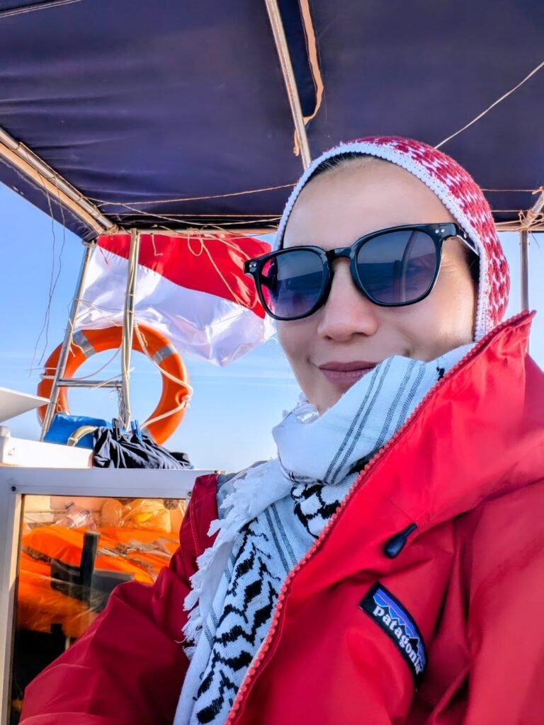 Wanda menyadari bahwa pelayaran ke Gaza bukan hanya soal fisik, tetapi juga mental dan spiritual.