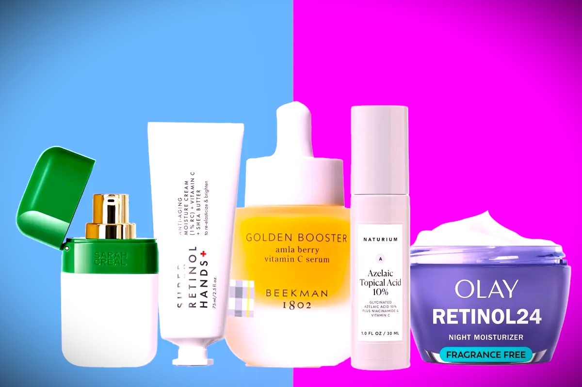 Ilustrasi skincare anti aging