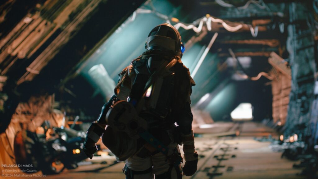 Upi Guava menuturkan bahwa proses produksi Pelangi di Mars mirip dengan pembuatan gim