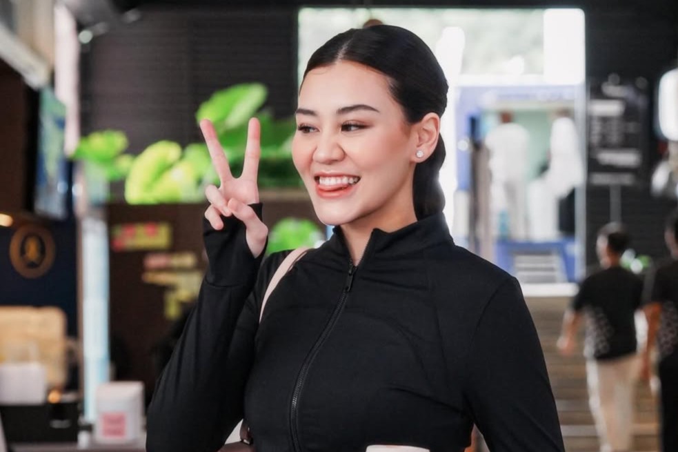 Aaliyah Massaid kenakan tas mahal di gender reveal Alyssa Daguise (Istimewa)