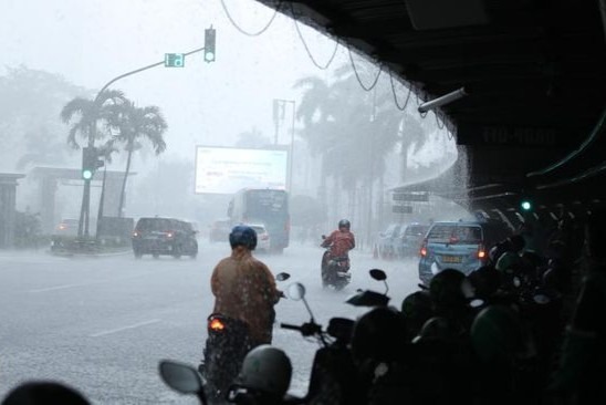 Ilustrasi cuaca ekstrem