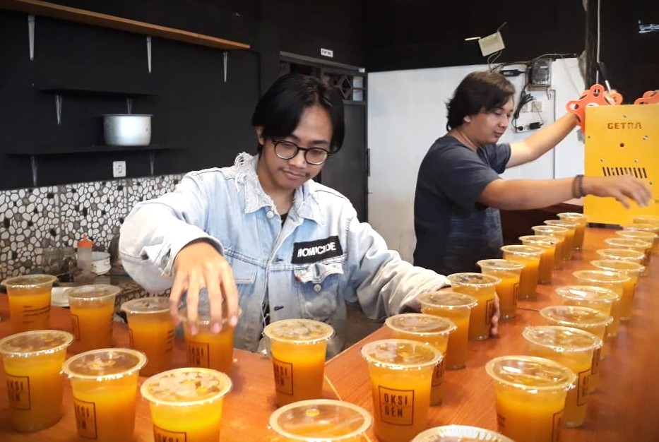 Ilustrasi party jamu