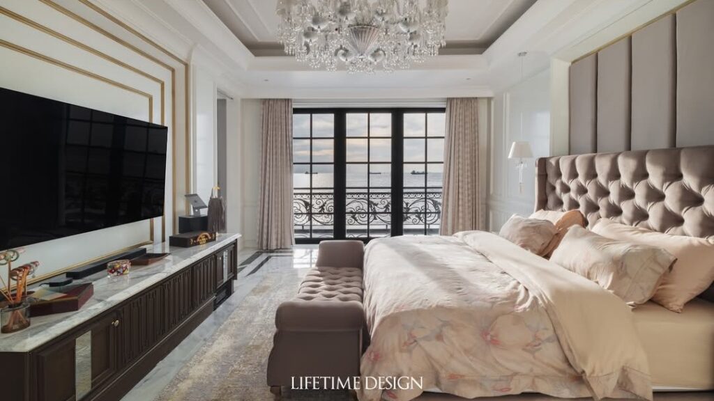 Kamar mandi anak tampil spesial balut onyx marmer, elemen langka yang bikin iri banyak orang.