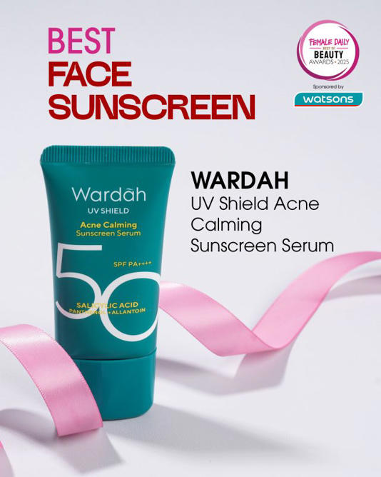 Selain dua produk tersebut, Female Daily juga menobatkan sejumlah skincare lain sebagai pemenang di kategori berbeda.