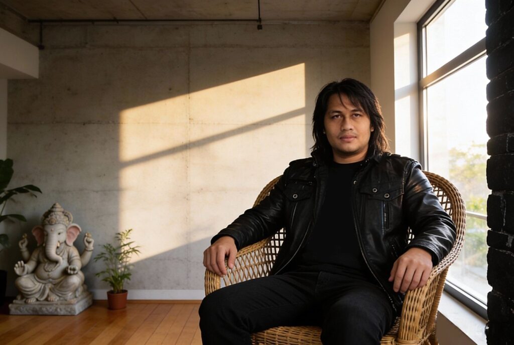 Salah satu aspek paling menarik dari karya-karya Wawan adalah pendekatannya yang futuristik namun personal.