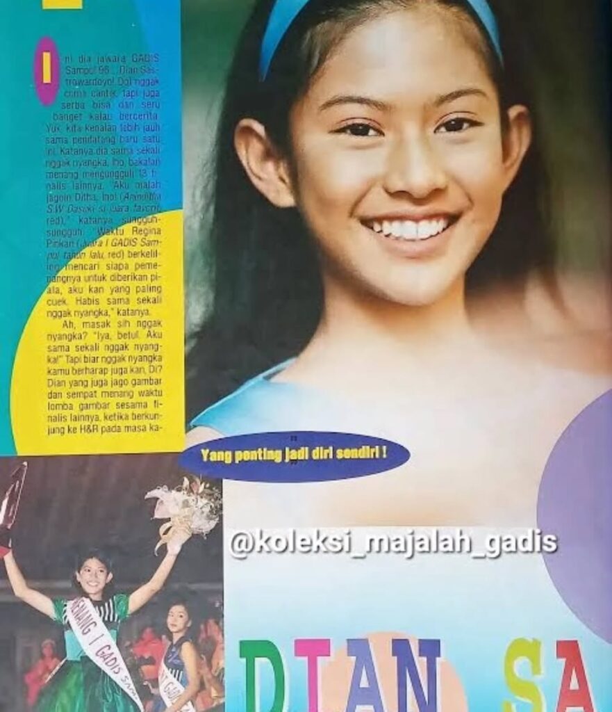 Banyak warganet menyebut bahwa kecantikan Dian terlihat natural dan fresh, seolah tidak lekang oleh waktu.