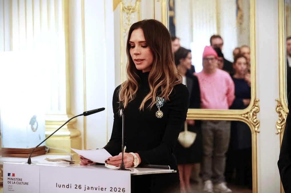 Victoria Beckham mendapatkan gelar kehormatan dari Prancis