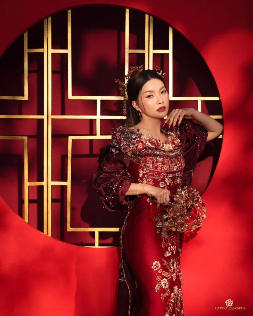 Hasil foto menampilkan komposisi artistik yang menonjolkan nuansa perayaan sekaligus sisi personal dari Sarwendah.