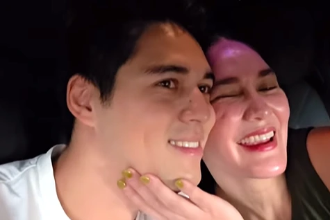 Luna Maya mendapat kejutan hadiah mobil mewah dari Maxime Bouttier