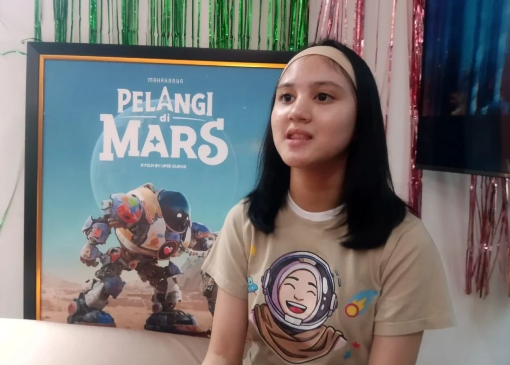 Messi Gustti, pemeran Pelangi di film Pelangi di Mars