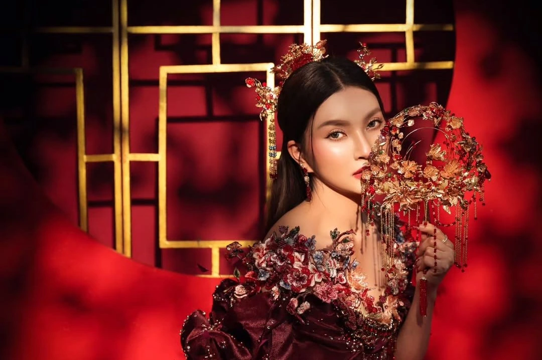 Sarwendah lakoni pemotretan bernuansa Imlek