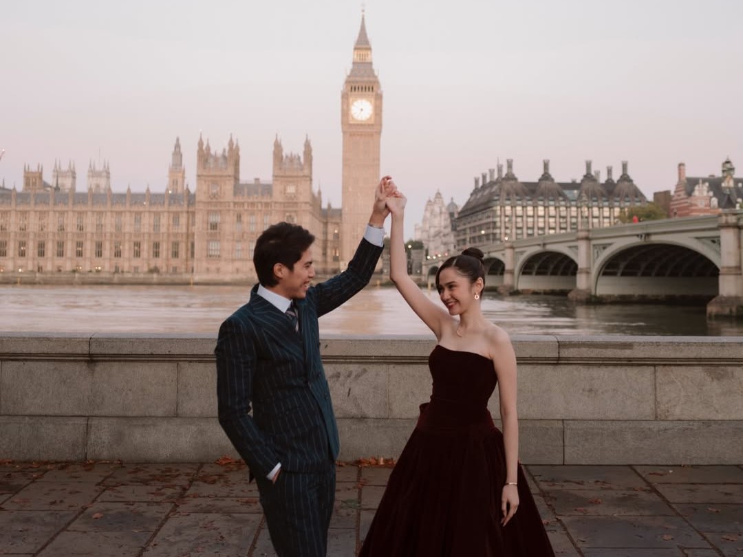 Syifa Hadju dan El Rumi lakoni foto prewedding di London